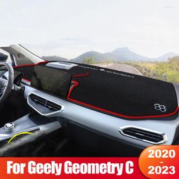 Interieuraccessoires voor Geely Geometry C 2024 Autodashboard Zonnescherm Cover Pad Instrumentenbureau Antislipmat