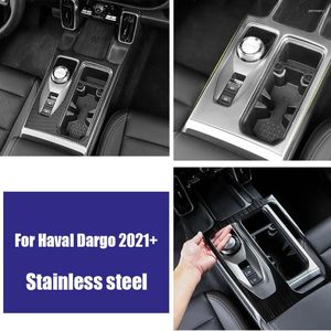 Interieur Accessoires Voor Haval Dargo 2024 Rvs Auto Pookknop Frame Paneel Decoratie Sticker Cover Trim Auto Styling