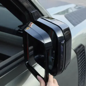 Accessoires d'intérieur pour Land Rover Defender 90 110 2024 – 2024, miroir extérieur de voiture ABS, cadre à sourcils de pluie, autocollant décoratif
