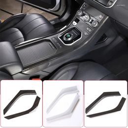 Interieur Accessoires Voor Land Rover Range Evoque 2012-2024 Abs Koolstofvezel/Zilveren Auto Center Controle Side Trim strip Sticker