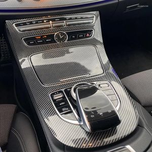 Accessoires intérieurs pour Mercedes Benz E Classe W213 2024 ABS TEXTURE DE TEXTURATION CENTRE CONSOLE PRANQUE PANNEAU SHAP PANNEAU COUVERTURE