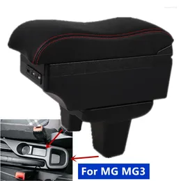 Accesorios interiores para MG MG3, caja de reposabrazos, 3 almacenamiento Central de coche, reequipamiento interno con carga USB