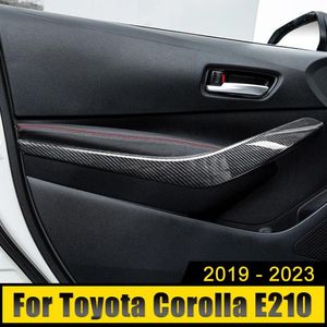 Interieur Accessoires Voor Toyota Corolla E210 2024 Hybrid Abs Carbon Auto Deurgrepen Frame Strip Decoratie Cover Trim Stickers