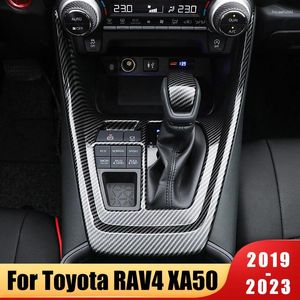 Accessoires d'intérieur pour Toyota RAV4 XA50 2024, boîte de changement de vitesse de voiture, panneau de commande central, cadre de couverture, bande de garniture autocollante