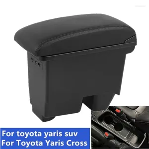 Interieuraccessoires voor Toyota Yaris Kruisarmsteun Box Suv Central Store Retrofit USB-oplaadauto