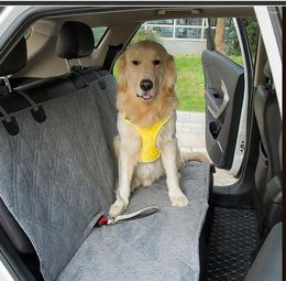 Accessori interni Coprisedili per auto trapuntati di lusso per cani con patta laterale Coprisedile posteriore per animali domestici per auto camion e SUV - Impermeabile antiscivolo