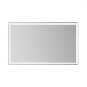 Accessoires intérieurs M76E Miroir de maquillage en acier inoxydable Portable Auto Pare-soleil Miroirs SUV Voiture Décoratif Universel Car-styling