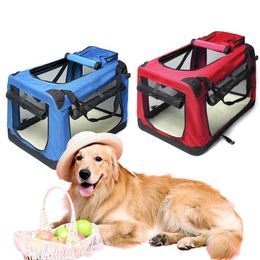 Accessoires d'intérieur Autres cages pour chiens portables, chenil de voiture, sac de transport, voyage pliable amovible et lavable pour chiens de taille moyenne et grande