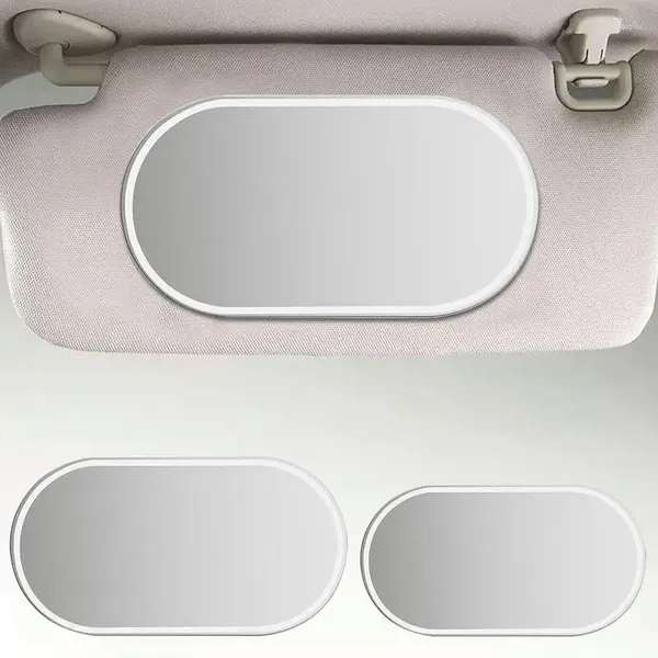 Accesorios interiores parasol espejo de coche maquillaje tocador de viaje práctico Universal para el tablero del respaldo del asiento
