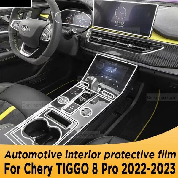 Accessoires intérieurs TPU Toard de vitesse de tableau de bord GPS GPS NAVIGATION ÉCRAN-FILM Sticker pour Chery Tiggo 8 Pro GLS Anti-Scratch 2024
