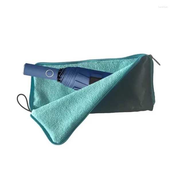 Étui à parapluie pour accessoires d'intérieur, serviette en Chenille avec fermeture éclair, housse Durable, sac multifonctionnel pour la maison et les voyages en plein air