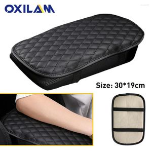 Accessoires intérieurs Protecteur de couverture de tapis de coussin d'accoudoir de voiture en cuir PU imperméable pour VW Polo Tiguan Touareg Lada Priora Granta Kalina