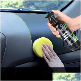 Interieur Autolak Onderhoud Nieuwe Detailer Hgkj S3 Plastic Leather Restorer Quick Coat Voor Refurbish Renovator Conditioner Drop Deliv Dhjtp