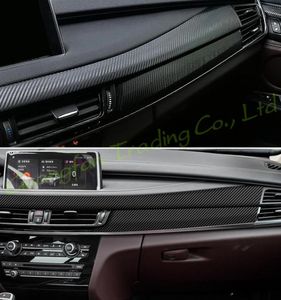 Panneau de commande de commande central intérieur Poignée de porte 3D 5D Stickers en fibre de carbone décalcomanies Carsyle Couvre-Cartes Pièces Produits Accessoires pour BMW9488795