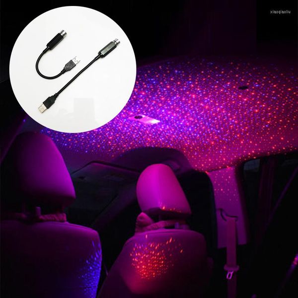 Décorations intérieures 1PC Mini LED Toit de voiture Star Night Lights Projecteur Lumière pour Infiniti FX-Series Q-Series QX-Series Coupé EX37 EX25 JX35