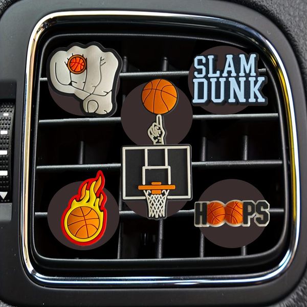 Décorations intérieures Basketball 27 Carton Air Vent Clip Clips Clips Clissur Sortie par Free dans la gamme Fixer OTAR6