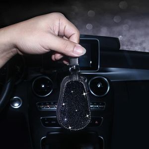 Décorations intérieures belle Bling clé de voiture étui de protection Automobile décoration diamant accessoires pour femme style