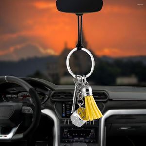 Interieurdecoraties Bemost auto hanger dobbelstenen eiffeltoren Auto -decoratie Charm Auto achteraanzicht spiegelophanging hangend ornament cadeau