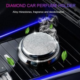 Decoraciones interiores Bling Ambientador de coche Perfume Fragancia Auto Saborizante Accesorios de diamantes para mujer