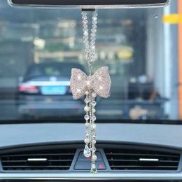 Décorations intérieures Bling Car intérieur glamour décoration charme Righestone suspendu automatique pendentif