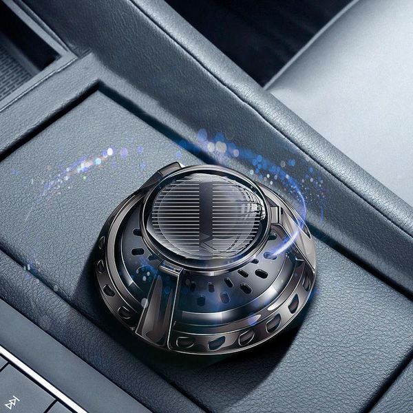 Décorations d'intérieur désodorisant de voiture diffuseur d'arôme rotatif automatique solaire console centrale accessoires ornementsdécorations d'intérieurinter