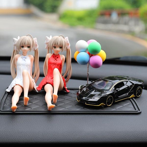 Décorations intérieures Décoration de voiture Anime Sexy Kasugano Sora Luffy Action Figure Voitures Modèle Figurines Auto DashBoard Accessoires Filles Cadeaux