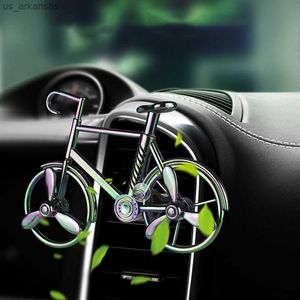 Interieurdecoraties auto parfum clip ornament mini fiets luchtverfrisser diffuser diffuser geur decoratie ventilatie ventila smaken solide auto accessoires 0209 l230523