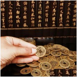Interieurdecoraties Chinese Feng Shui -munten voor rijkdom en succes Lucky Oriental Emperor Qing Old Copy Coin Car Decoration Fortune Dh24U