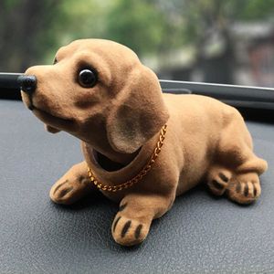 Creative Car Dashboard Bobblehead: Cute Shaking Head Dog Ornament, Home & Office Table Decor, Unique Gift, Resin Figurine AA230407