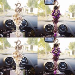 Décorations intérieures Pendentif de voiture en cristal avec diamant peut aimer carte suspendue fournitures de décoration femme livraison directe Otlun