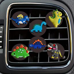 Interieurdecoraties Dinosaurus Cartoon Auto Air Vent Clip Frifener Clips Per vervangende conditioner Outlet Decoratieve BK Drop Delivery OT9CG