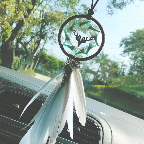 Décorations intérieures Dream Catcher voiture pendentif rétroviseur ornement ornements pendentifs Bon Voyage est pendu orner