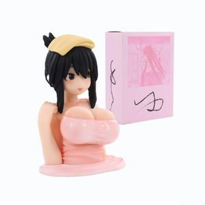 Décorations intérieures Moto 6cm Anime Décoration de voiture Poitrine Secouant Kanako Action Figure Sexy Girl PVC Collection Modèle Poupées Jouets pour Gi