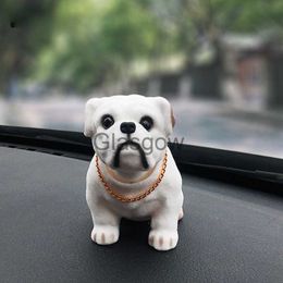 Interieur Decoraties Knikken Hond Zijn Hoofd Schudden Tijger Pop Hars Simulatie Honden Speelgoed Dashboard Decoratie Auto Ornamenten Leuke Auto Accessoires x0718