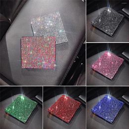 Interieurdecoraties Rhinestone Bling Crystal Compact Mirror Handheld Make -up voor portemonnee Pocket en Travel Beauty Essentials