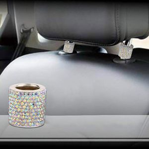 Décorations intérieures Vingtank Universal 1pcs Diamant Bling Strass Cristal Siège de voiture Appui-tête Collier Décor Charms Accessoires