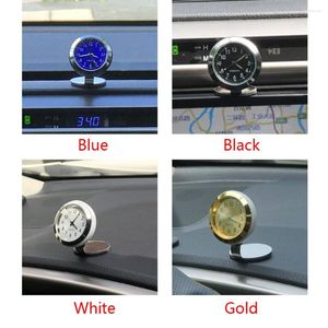 Décorations intérieures Montre Ornements Tableau de bord de voiture Charmes Température Horloge Hygromètre Accessoires numériques