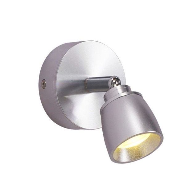 Aplique de montaje en pared para Interior del hogar, lámpara de lectura para mesita de noche, pasillo, LED brillante de aluminio moderno, foco para autocaravana 181E