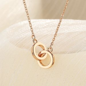 Collier imbriqué, pendentif de créateur de marque de mode féminine avec ensemble de micro mosonite pour mariage, fiançailles, cadeau de la Saint-Valentin