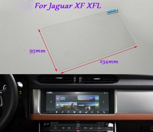 Accessoires internes 10 pouces, écran de Navigation GPS de voiture, Film de protection en verre HD pour Jaguar XF XFL8766490