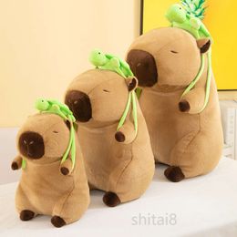 Internet célébrité Capibara Pufferfish Plux Toy Capybara Turtle Backpack Guinea Pig Child's Doll's Doll