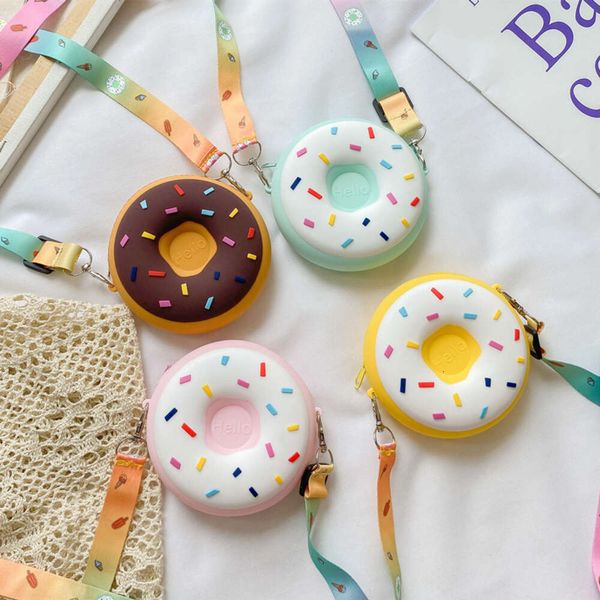 Internet Donut Small Small Cartoon Cartoon Children's Zero's Zero Soclef, Silicone Bag, Instagram Trend 78% Factory Wholesale