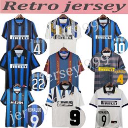 Inters S Retro Soccer Jerseys R n A L D O Batistuta Crespo Adriano 04 05 06 07 08 09 10 11 Finale Milito Sneijder J.zanetti Eto'o Vintage voetbal shirts