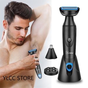 Afeitadora de corte de pelo púbico íntimo Señora Áreas sensibles Razor Bikini Line Sex Places Trimmer para la ingle Mans Balls Máquina de afeitar 220812