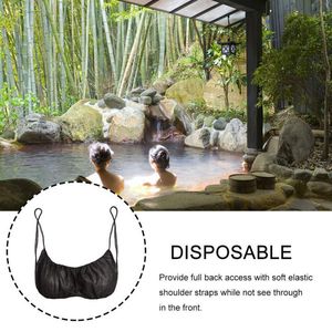 Accesorios íntimos 50 PCS Sujetador desechable Ropa interior Salón de belleza SPA Sudor Sauna de vapor Tubo de viaje superior no tejido al por mayor 230617