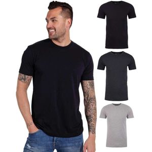 INTO THE AM T-shirt pour homme – T-shirt à manches courtes et col rond, doux et ajusté, S à 4XL, t-shirts classiques frais