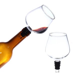 Dans votre bouteille de vin, le verre à vin rouge au verre à vin qui insère une tasse à vin rouge à champagne avec joint en silicone 240113