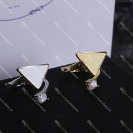 Triangle inversé Gold Femmes Anneaux de mode Crystal Ring Vintage Charms Rings For Wedding Party