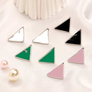 Triangle inversé P Lettre 18K Plaqué Or Lettres De Luxe Stud Marque Designers En Acier Inoxydable Femmes Perle Boucle D'oreille De Noce Jewerlry