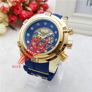 Invic Un Onpeatinged Reserve 100% functie All Small Work Quartz Heren Mode Business Horloge Reloj Hombres Dropshipping